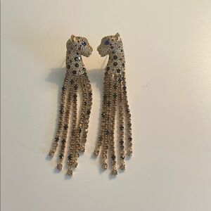 kate spade leopard earrings